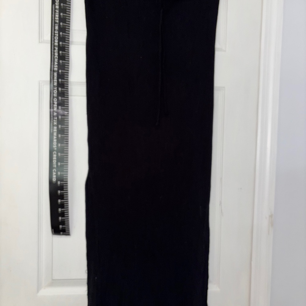 Black dress pencil ribbed forever 21 light wt. full length dress nwot by ny & co - Picture 4 of 15